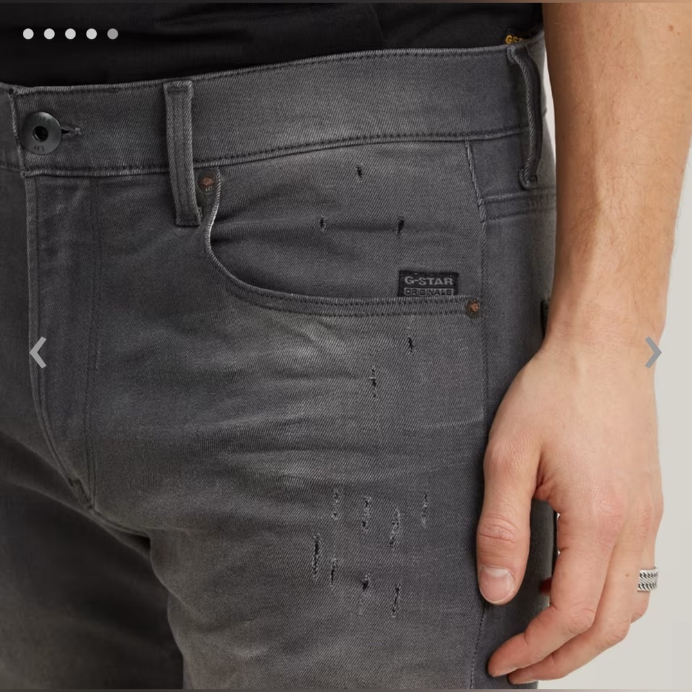 G-Star Raw 3301 Slim Denim Shorts - Picture 5 of 11
